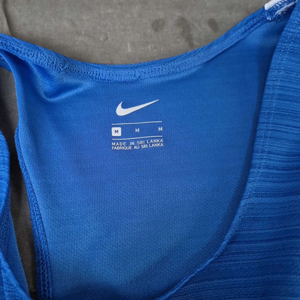 NIKE SLEEVELESS VEST TOP – BLUE, SIZE M