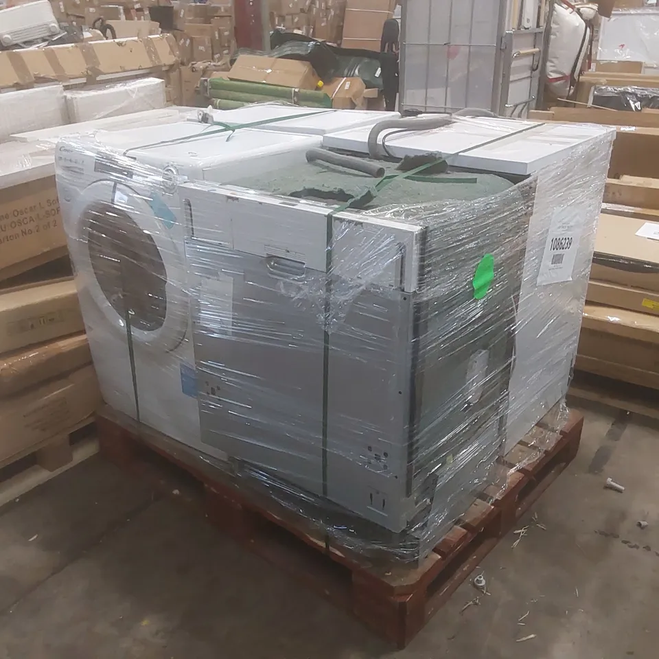 PALLET OF APPROXIMATELY 4 UNPROCESSED RAW RETURN WHITE GOODS TO INCLUDE;