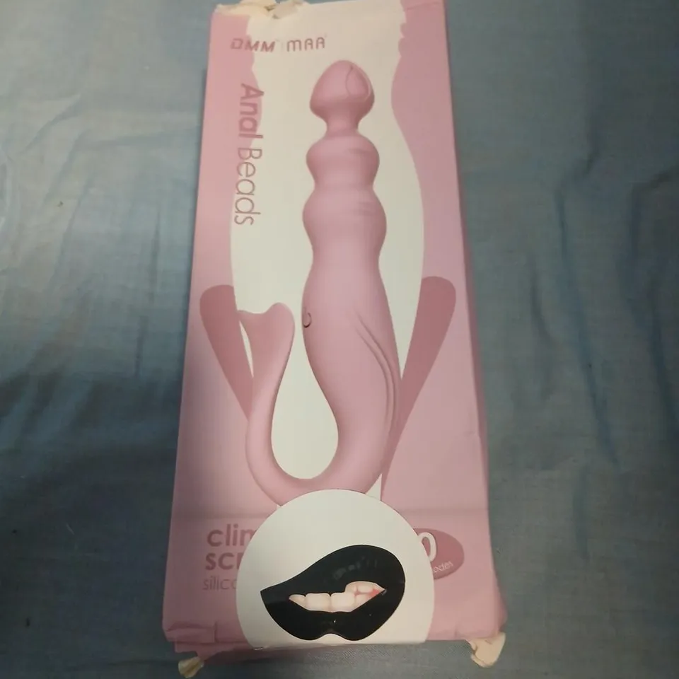 ANAL BEADS – PINK SILICONE ADULT TOY (BOXED)