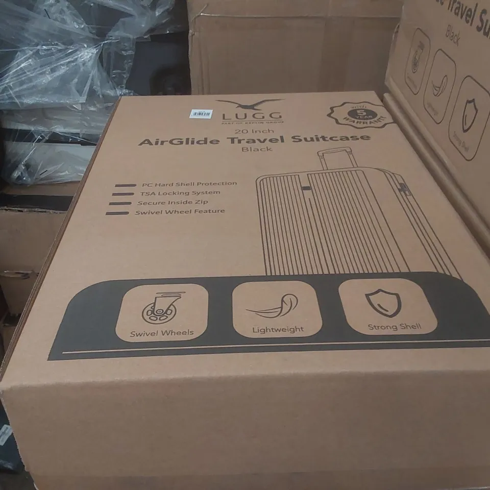 BOXED LUGG TRAVEL SUITCASE