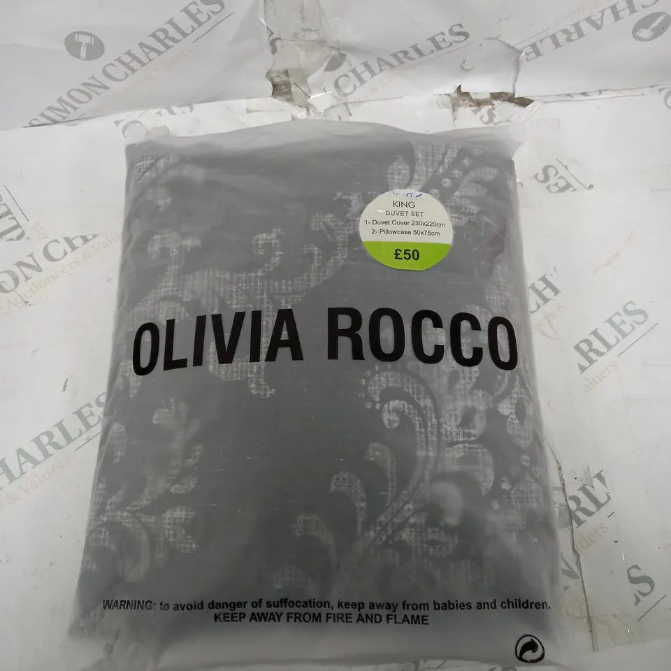 OLIVIA ROCCO KING DUVET SET 