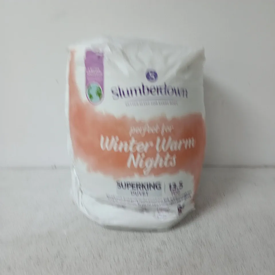 SLUMBERDOWN SUPERKING DUVET 13.5  TOG