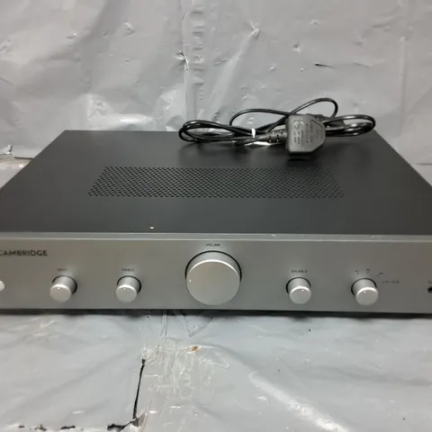 CAMBRIDGE AUDIO AXA 25 STEREO AMPLIFIER - LUNAR GREY