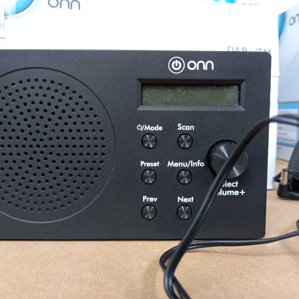ONN DAB+/FM RADIO WITH BLUETOOTH