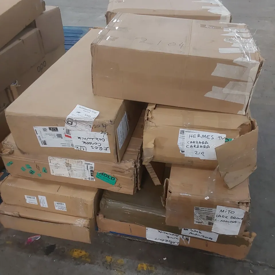 PALLET TO CONTAIN ASSORTED BOXED FURNITURE AND FURNITURE PARTS