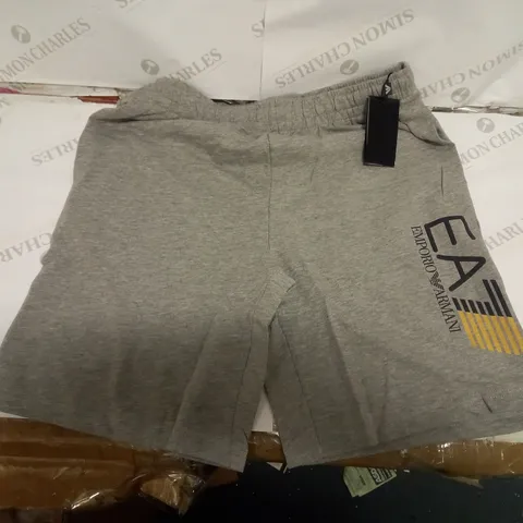 EMPORIO ARMANI GREY SHORTS - SIZE L