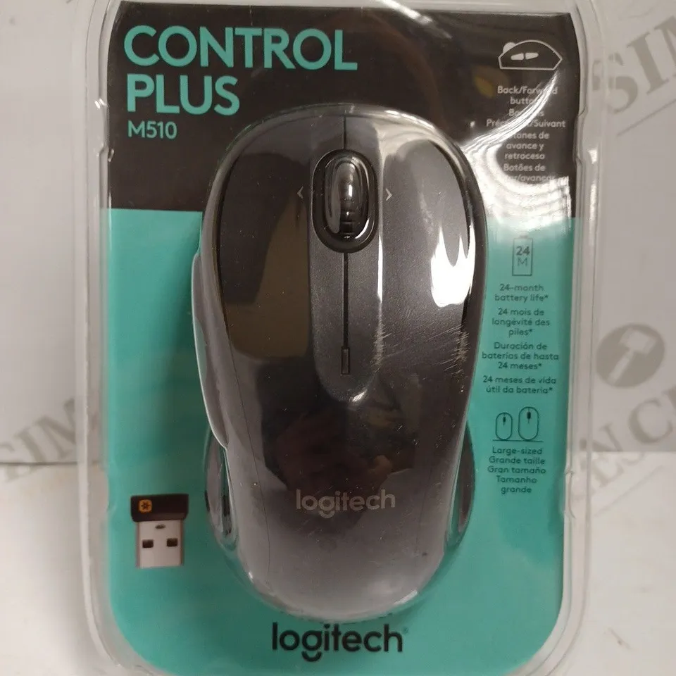 LOGITECH CONTROL PLUS M510 WIRELESS MOUSE