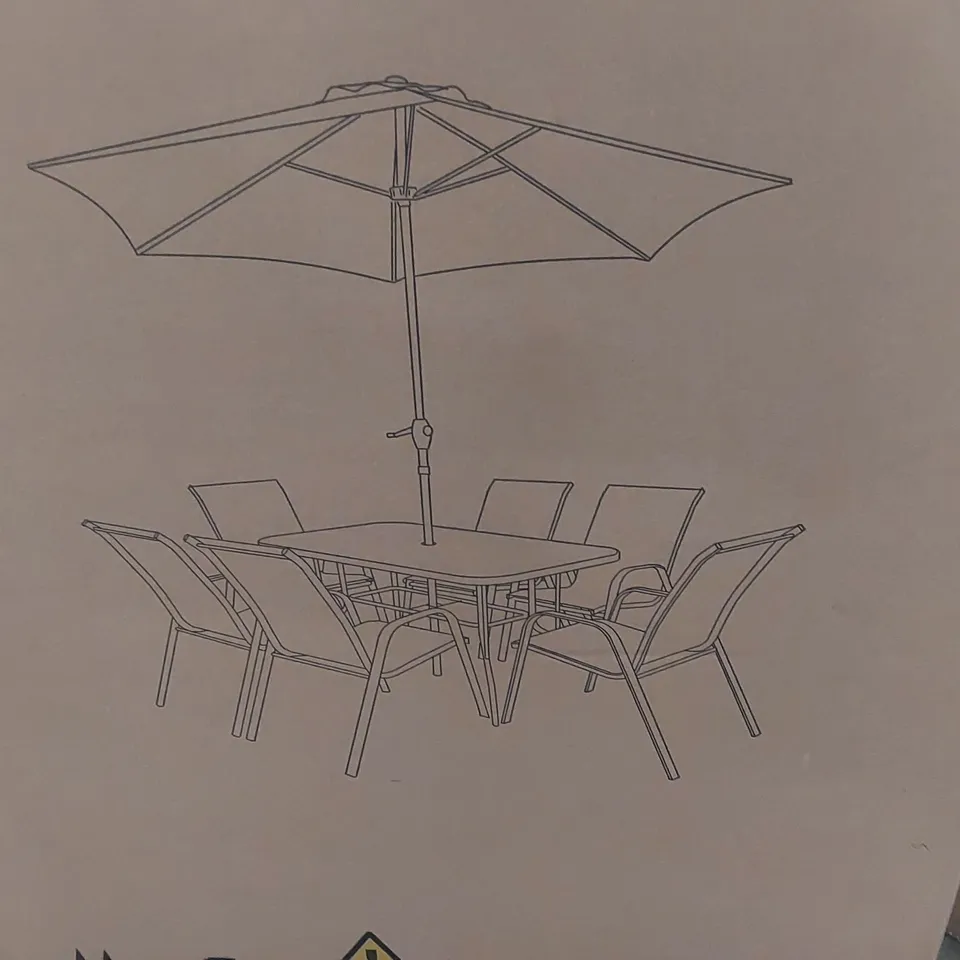 BOXED PROVINCE OUTDOOR GARDEN DINING TABLE // DINING TABLE ONLY (1 BOX)