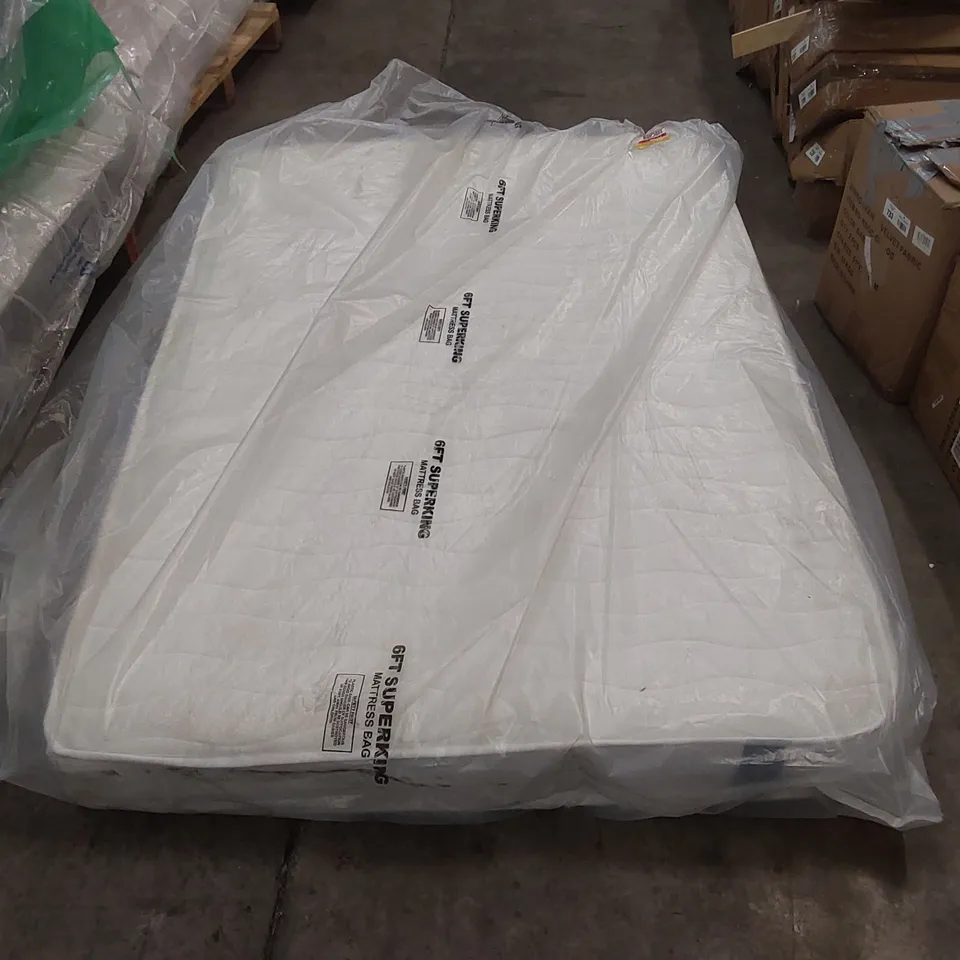 QUALITY BAGGED SERENITY COMFORT COIL SPRING AND ECO-FOAM HYBRID 135cm DOUBLE MATTRESS 