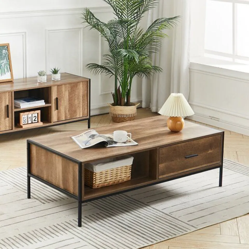 BOXED OTO COFFEE TABLE WITH STORAGE (1 BOX)