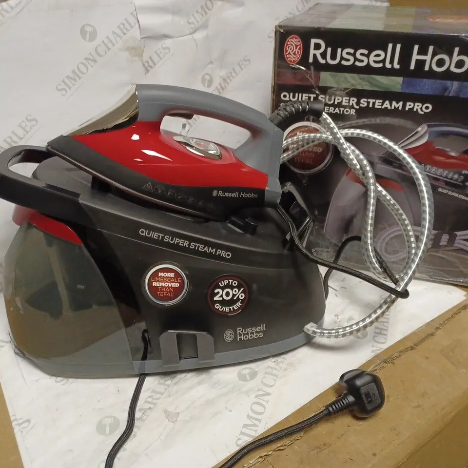 RUSSELL HOBBS QUIET SUPER STEAM PRO IRON