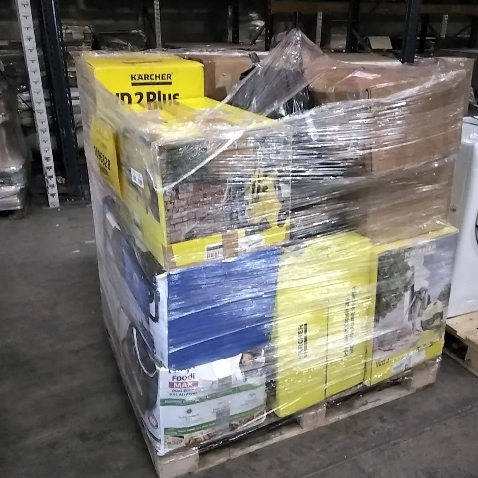 PALLET OF APPROXIMATELY 18 UNPROCESSED RAW RETURN HOUSEHOLD AND ELECTRICAL GOODS TO INCLUDE;