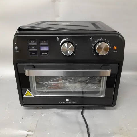 BOXED COOK'S ESSENTIAL 21-LITRE AIRFRYER OVEN IN BLACK