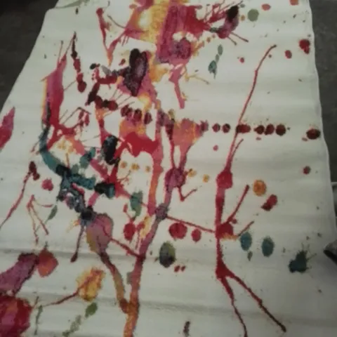 Evsimo rug with multi colour design. 218x150cm