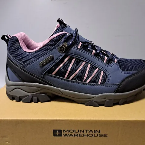 BOXED MOUNTAIN WAREHOUSE PATH WOMENS OUTDOOR WATERPROOF WALKING SHOE - UK 6 