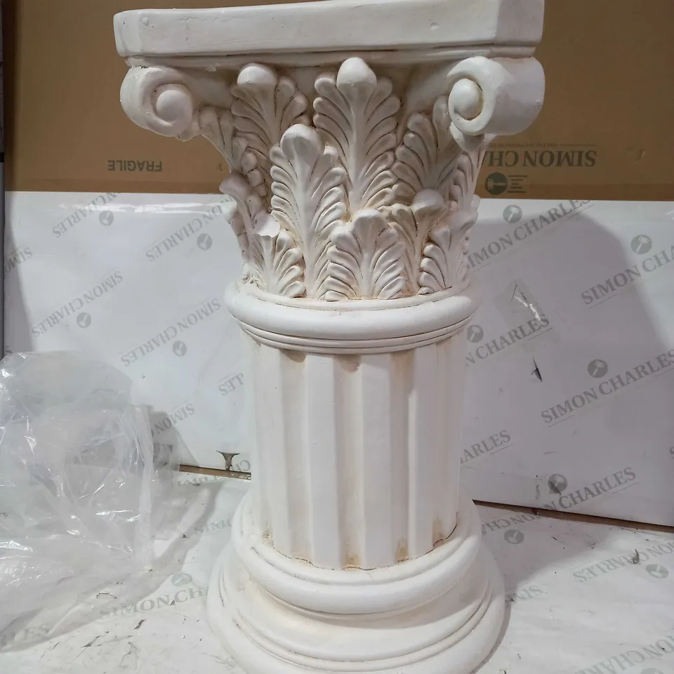 OUTLET MY GARDEN STORIES ROMAN PLANT STAND PLINTH, NATURAL