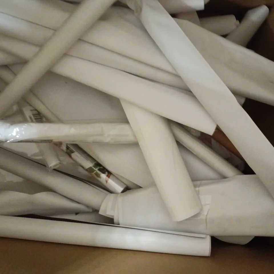 BOX OF APPROXIMATELY 25 ASSORTED ART PRINTS AND POSTERS