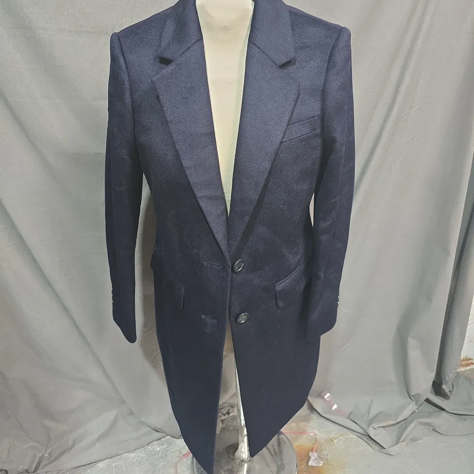 HOBBS LONDON PETITE CAVENDISH COAT IN NAVY - UK P8