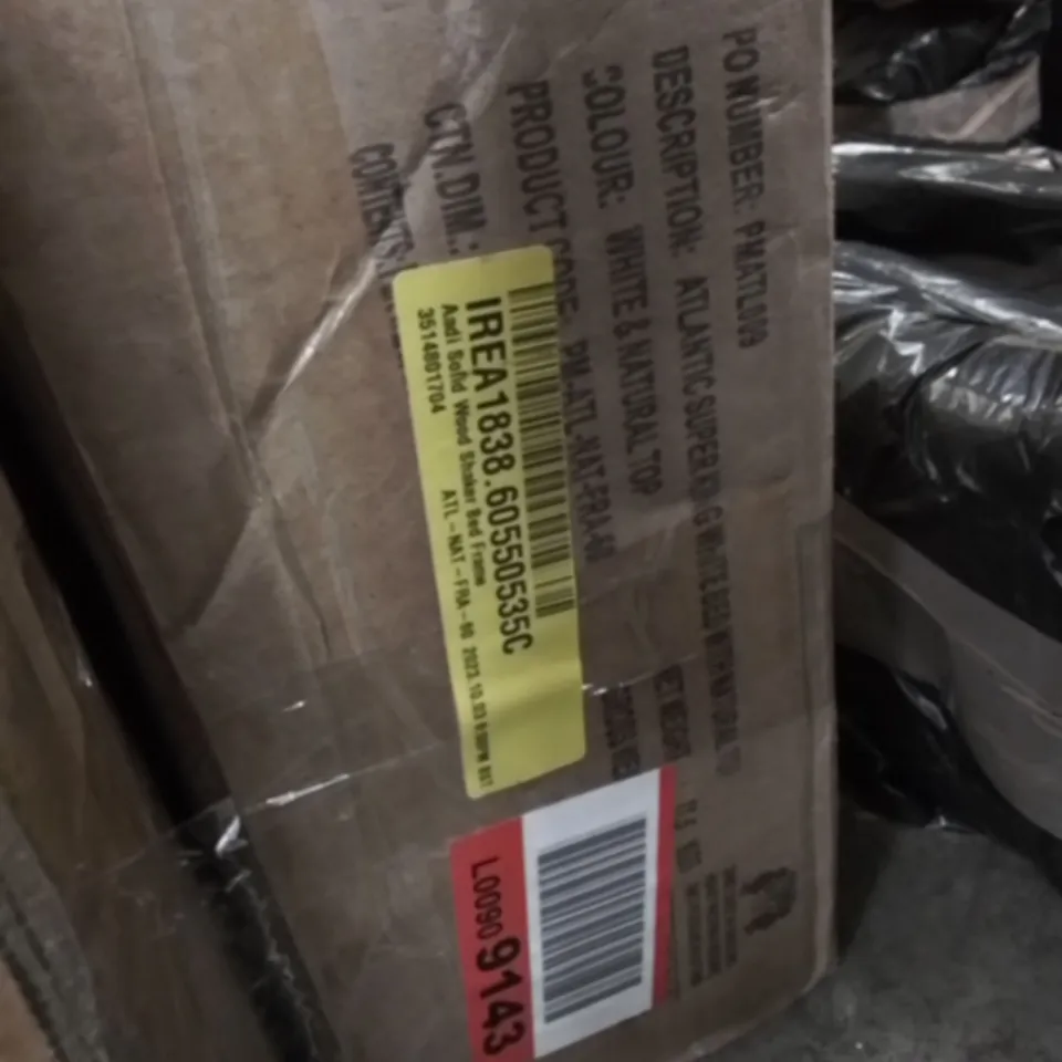 BOXED AADI SHAKER BED FRAME (BOX 2 ONLY) 
