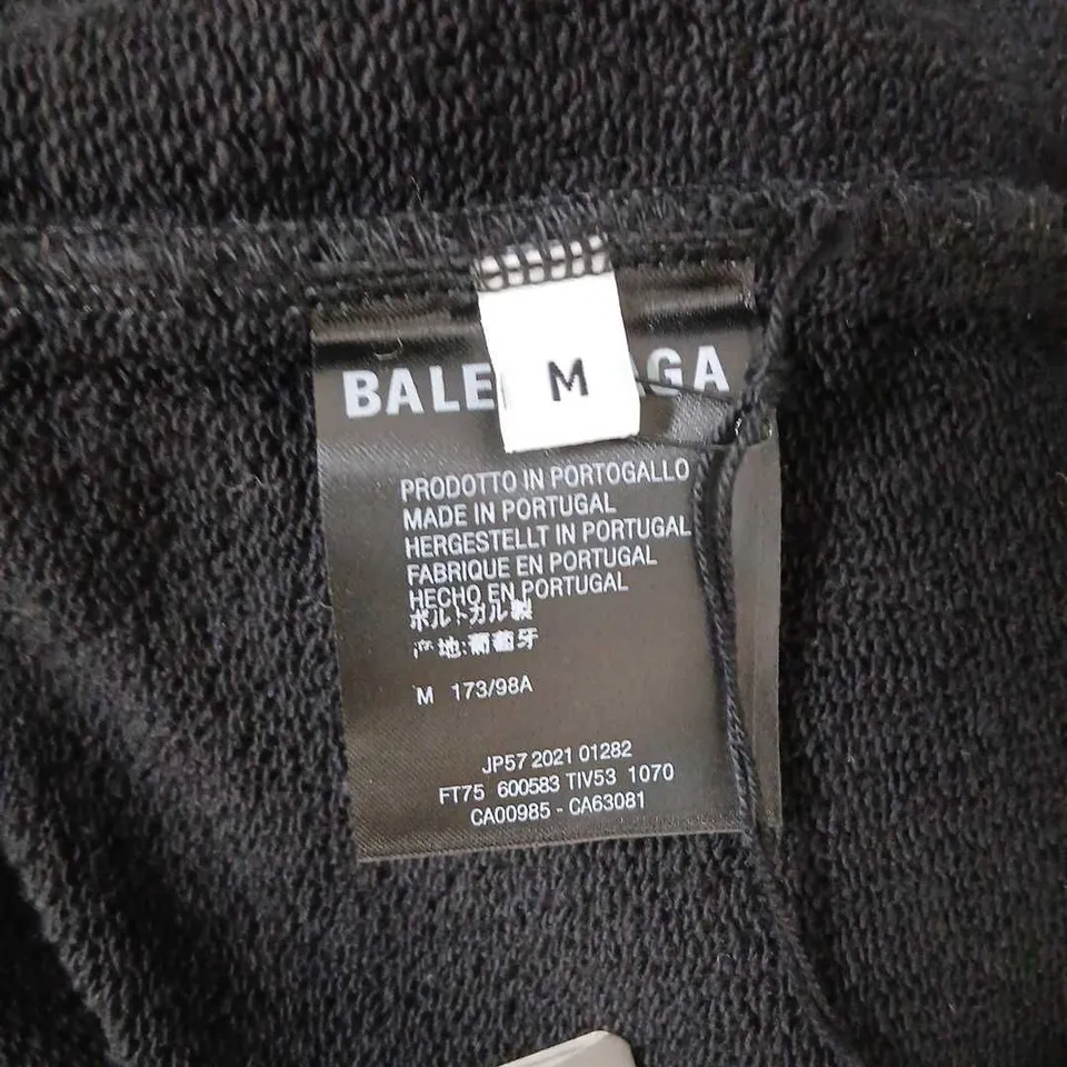 BALENCIAGA HOODIE – BLACK, SIZE M