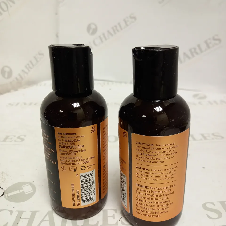 MANSCAPED CROP PRESERVER BALL DEODORANT ANTI CHAFING