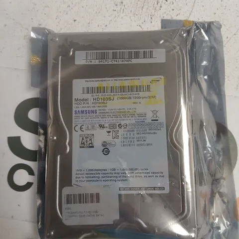 SAMSUNG HD103SJ 1TB 3.5-INCH INTERNAL HDD (7200RPM, 32MB CACHE) – ANTI-STATIC BAG