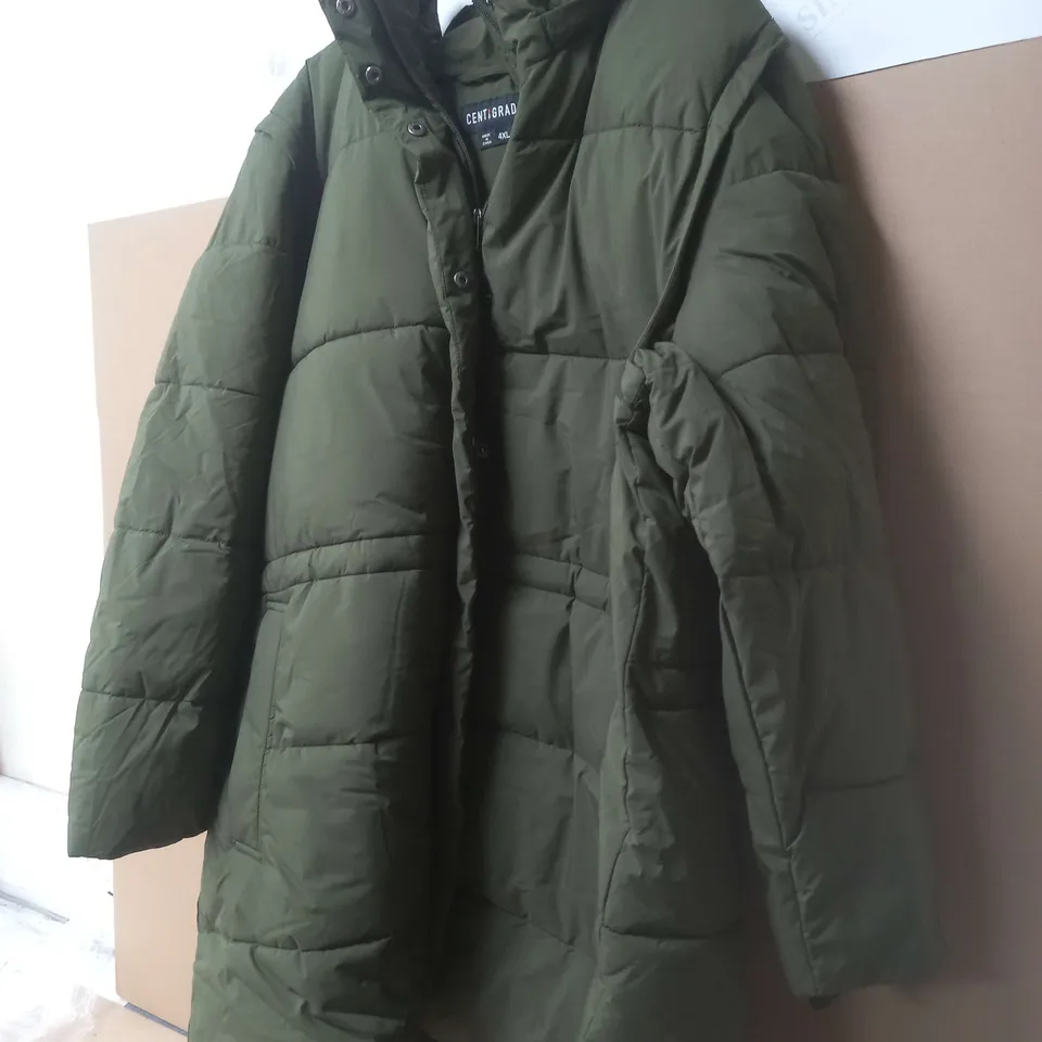 CENTIGRADE GREEN COAT SIZE 4XL