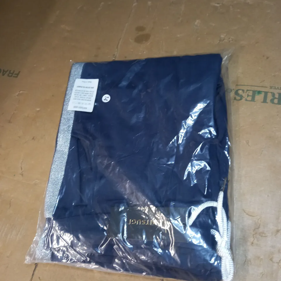 KINTSUGI NAVY JOGGERS WITH SILVER SIDE SEAM SIZE  14