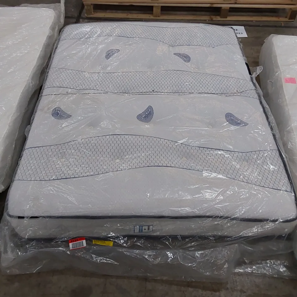 QUALITY BAGGED COOL BLUE POCKET SPRUNG 5' KING SIZED MATTRESS 