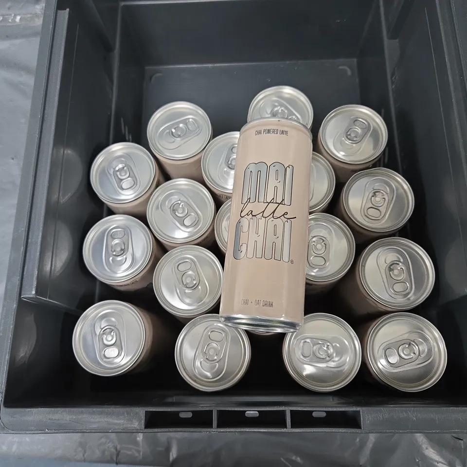 10 CANS OF MAI CHAI OAT LATTER 250ML 
