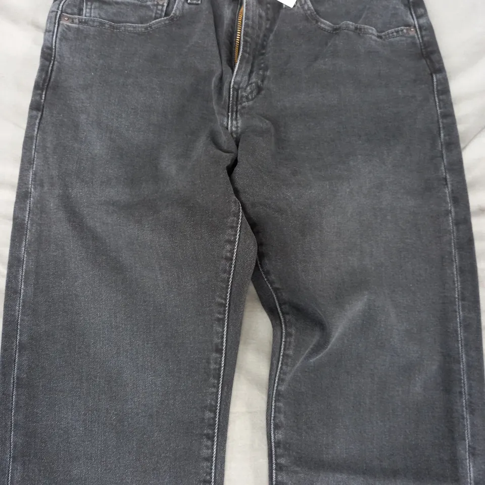 LEVI'S 512 SLIM TAPER JEANS IN BLACK SIZE 31/34