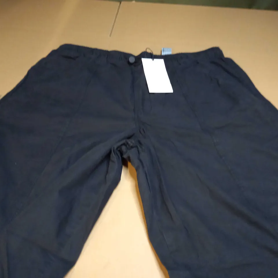 ZARA WIDE LEG BAGGY PANTS IN BLACK - LARGE