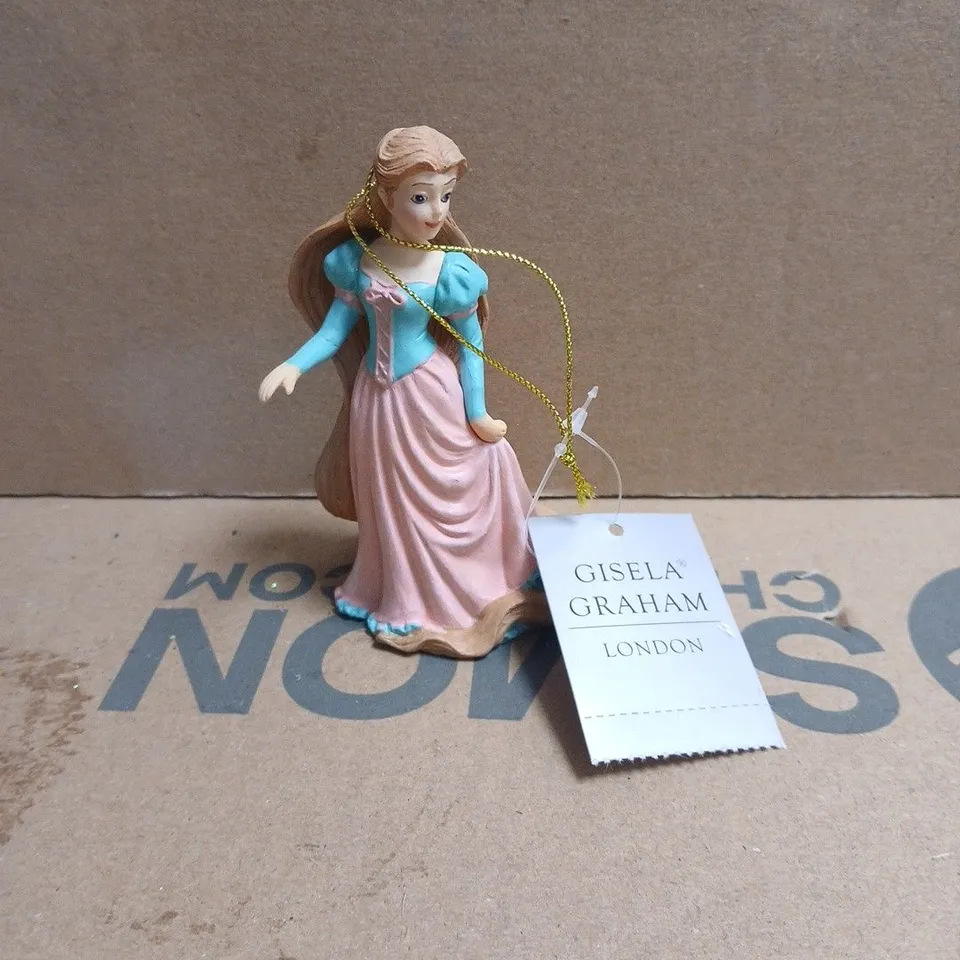 6 X GISELA GRAHAM LONDON FIGURINE – LADY IN BLUE BODICE AND PINK GOWN BOXED