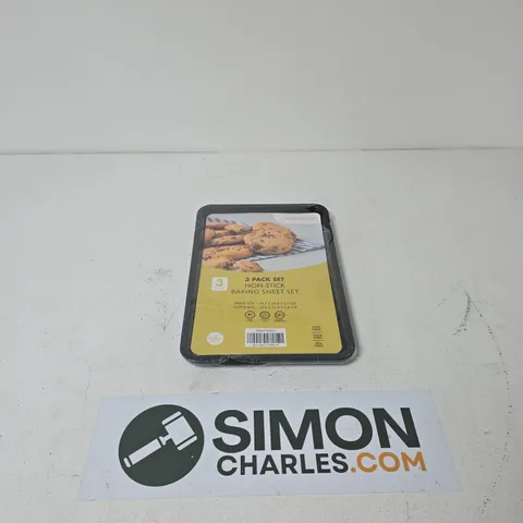 3-PIECE NON-STICK BAKING SHEET SET