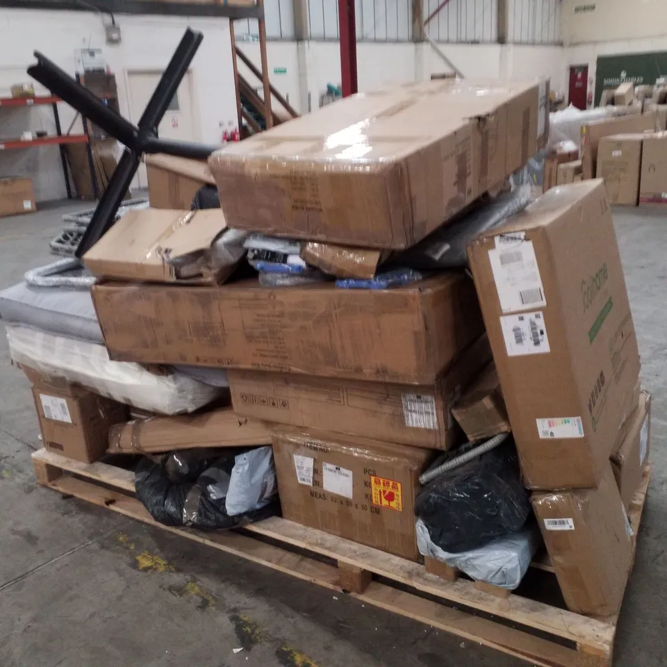 PALLET CONTAINING ASSORTED FURNITURE PARTS 