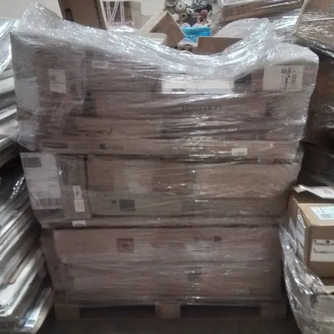 PALLET OF ASSORTED HOUSEHOLD GOODS AND PRODUCTS TO INCLUDE;SIDE TABLE,SHOE RACK,JEWELLERY BOX