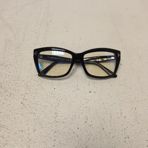 TOM FORD EYEGLASSES – BLACK RECTANGULAR FRAMES – MADE IN ITALY