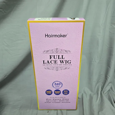 BOXED HAIRMAKER FULL LACE WIG STRSIGHT 28" BLACK