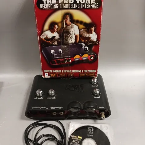 BOXED LINE 6 THE PRO TONE RECORDING & MODELLING INTERFACE