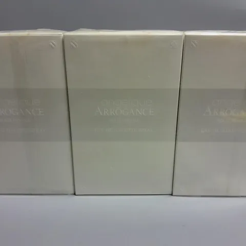 LOT OF 3 SEALED ANGELIQUE ARROGANCE POUR FEMME 75ML EAU DE TOILETTE SPRAY