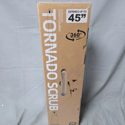 BOXED AND SEALED CORDLESS TORNADO POWER SCRUBBER – ACCUEPORT (EXTENDS UP TO 45 INCHES)