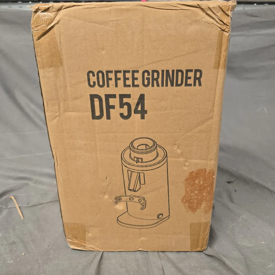 BOXED DF54 COFFEE GRINDER IN STEEL BLACK 