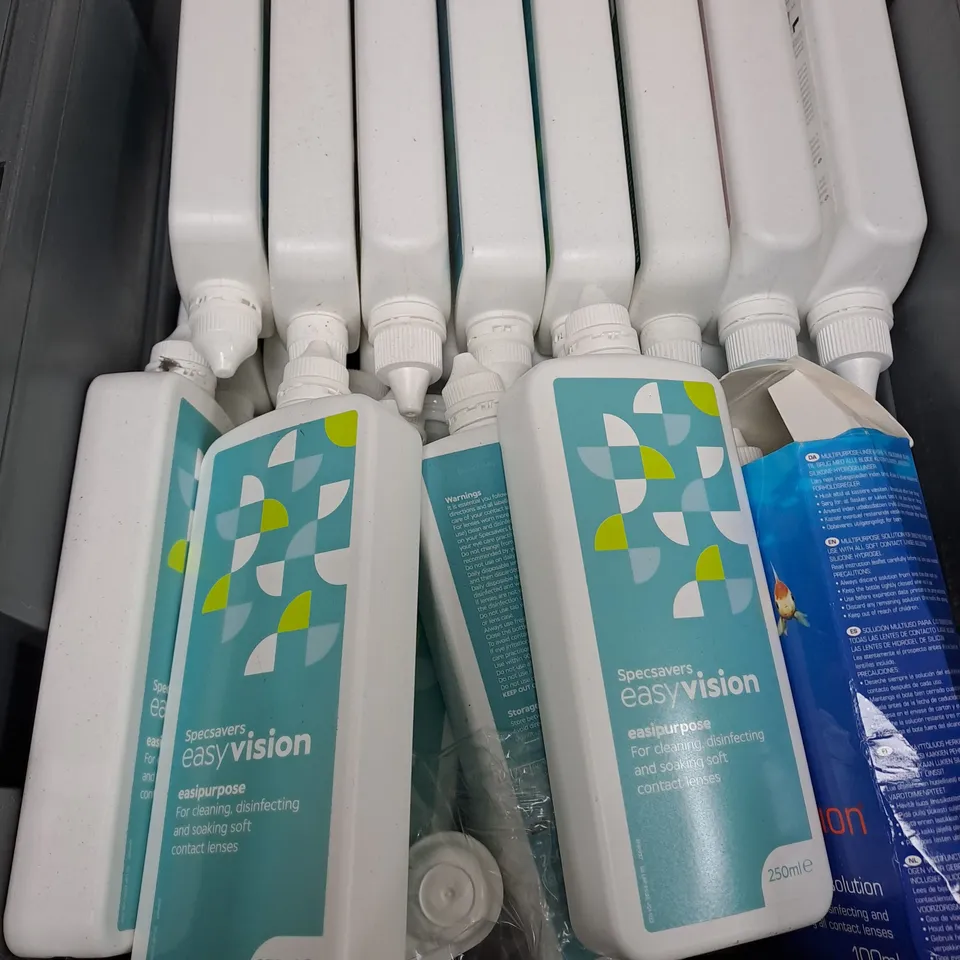 APPROXIMATELY 20 ASSORTED CONTACT LENS SOLUTIONS - COLLECTION ONLY
