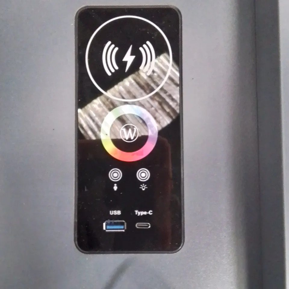 SIDE TABLE WITH USB WIRELESS CHARGING STATION AND USB PORT&TYPE C