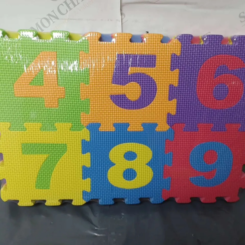 ALPHABET AND NUMBERS AND LEARNING FOAM TILES