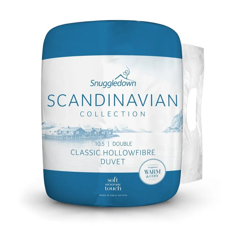 SNUGGLEDOWN SCANDINAVIAN HOLLOWFIBRE 10.5 TOG DUVET