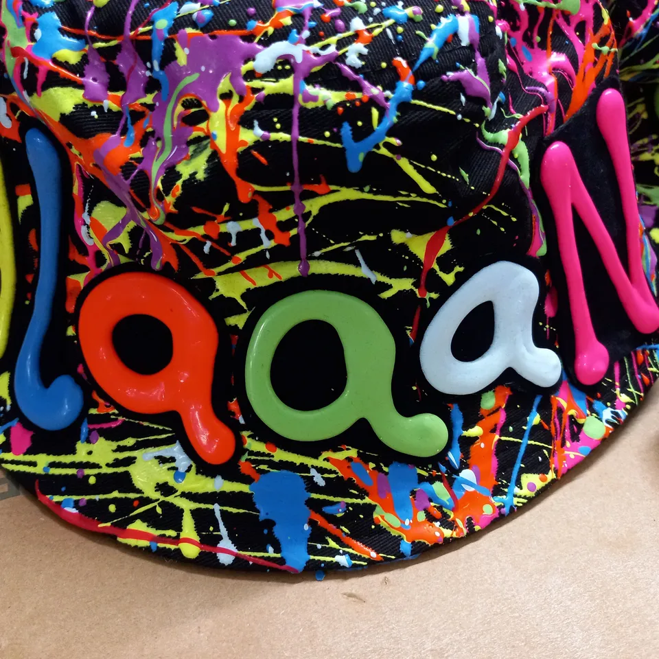 LOT OF 3 RAVE THEMED SUN HATS IN MULTI