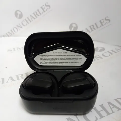 BOXED ASDATECH TRUE WIRELESS EARPHONES WITH CHARGING CASE