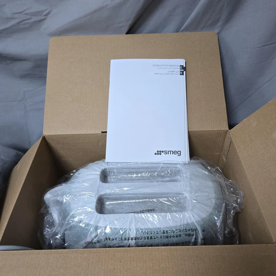 SMEG 2-SLICE TOASTER – TEAL (BOXED)