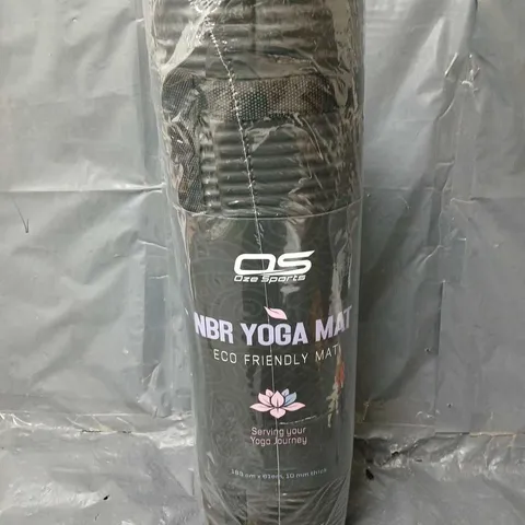 OZE SPORTS NBR YOGA MAT IN BLACK